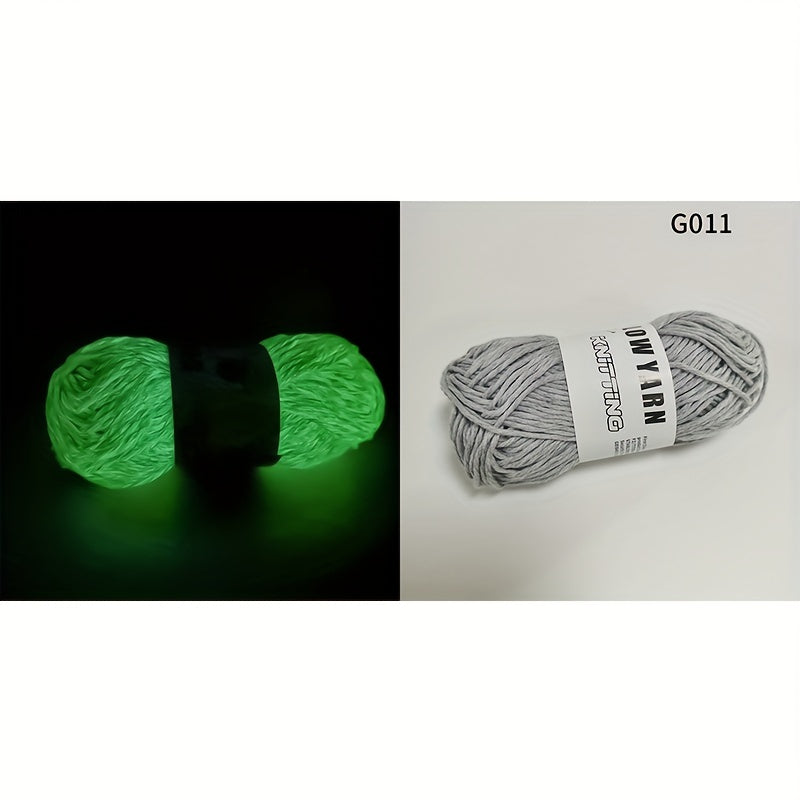 4pcs Glow In The Dark Yarn, 50m\u002Froll DIY Arts Crafts Sewing Supplies For Crocheting