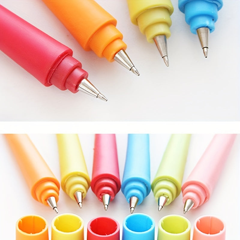 5pcs of Fun and Creative Cartoon Gesture Ballpoint Pens - Perfect for Stationery Lovers!