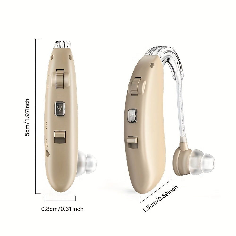 Rechargeable Hearing Aid with Intelligent Noise Reduction - BTE Style