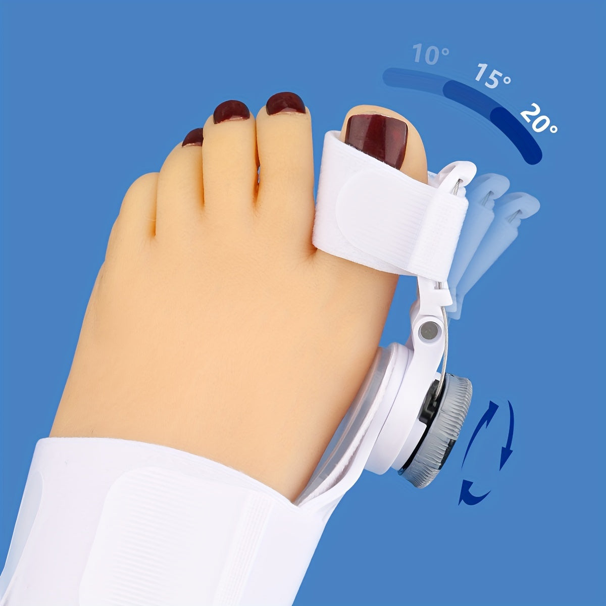 Non-Surgical Bunion & Toe Valgus Correction - Separate Toe, Correct Hammer Toe - Home\u002FNight Use Only, Replcement Required!