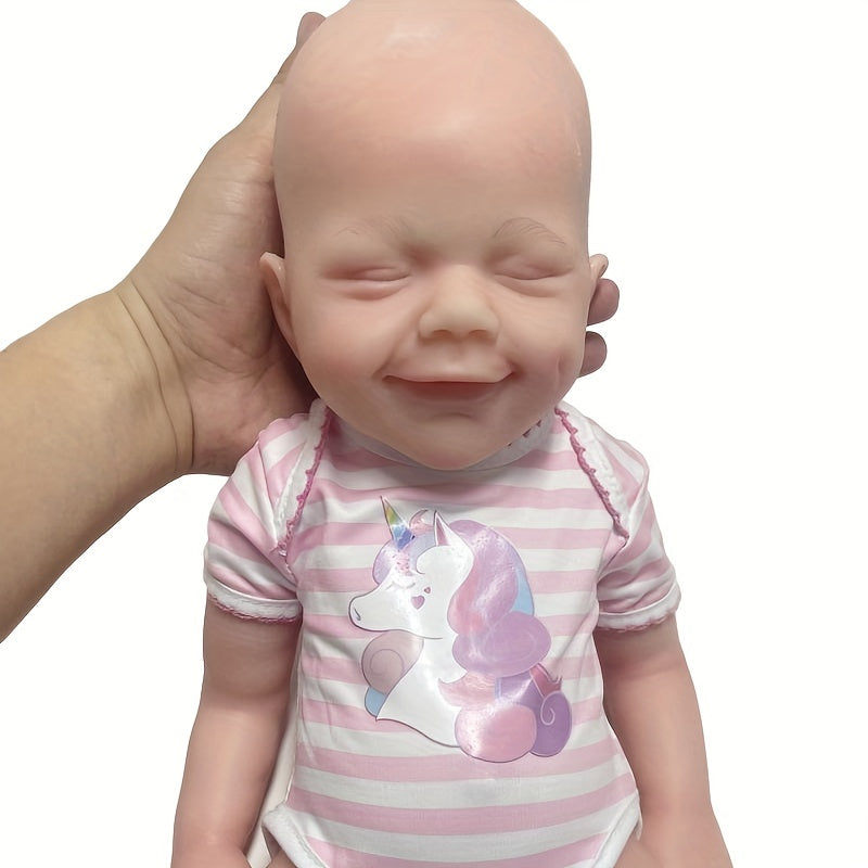 All Silicone Dolls, Mini Imitation Baby Soft Dolls, Children's Dolls Newborn Reborn Babies Parent-child Practice Birthday Christmas Gifts For Families Aged 6 And Over