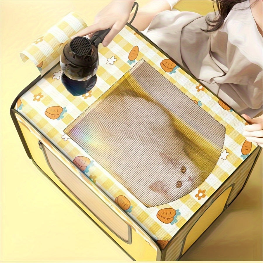 Boîte de séchage pour animaux de compagnie, chien et chat sac de séchage à la maison boîte de séchage de bain, fournitures de nettoyage pour animaux de compagnie