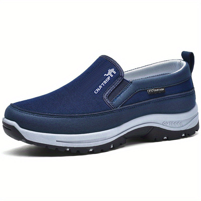 Men's Classic Solid Loafer Shoes: Lightweight, Breathable, Anti-Skid Slip-On Shoes For Outdoor Activities!