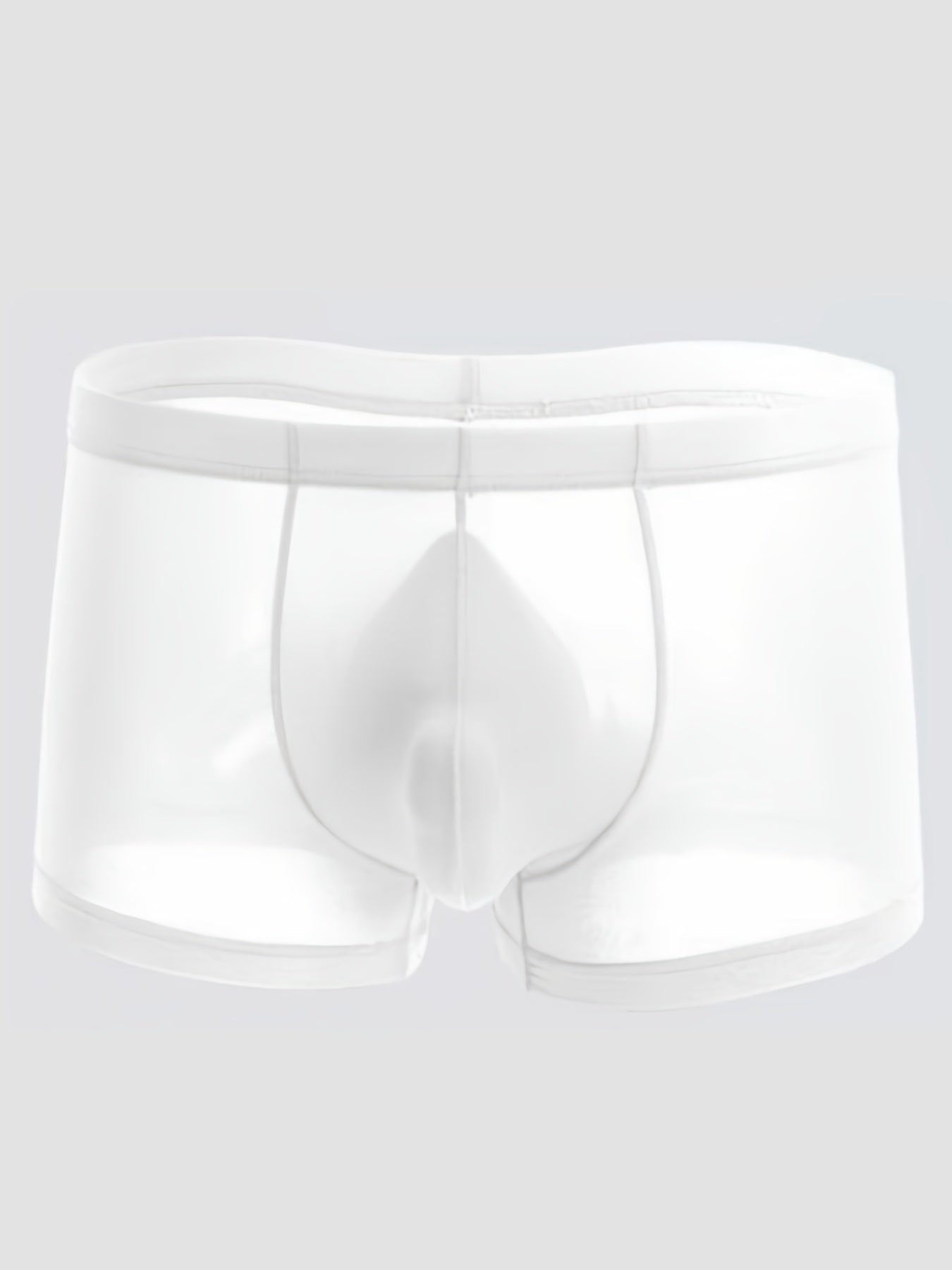 3 peças \u002Fset cuecas boxer masculinas leves e respiráveis de seda gelada para o verão