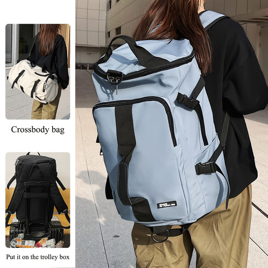Large Capacity Versatile Sports Fitness Shoulder Bag, All-Match Versatile Zipper Luggage Bag, Versatile Carry On Bag