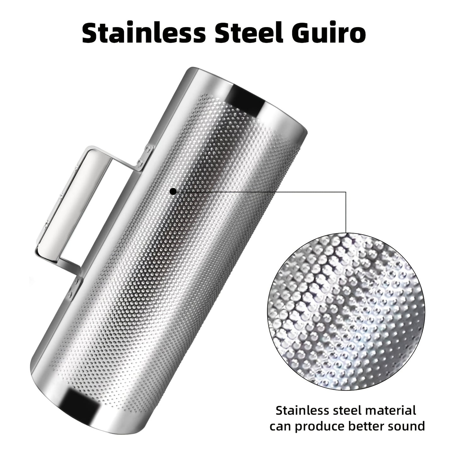 Guiro Stainless Steel 12\