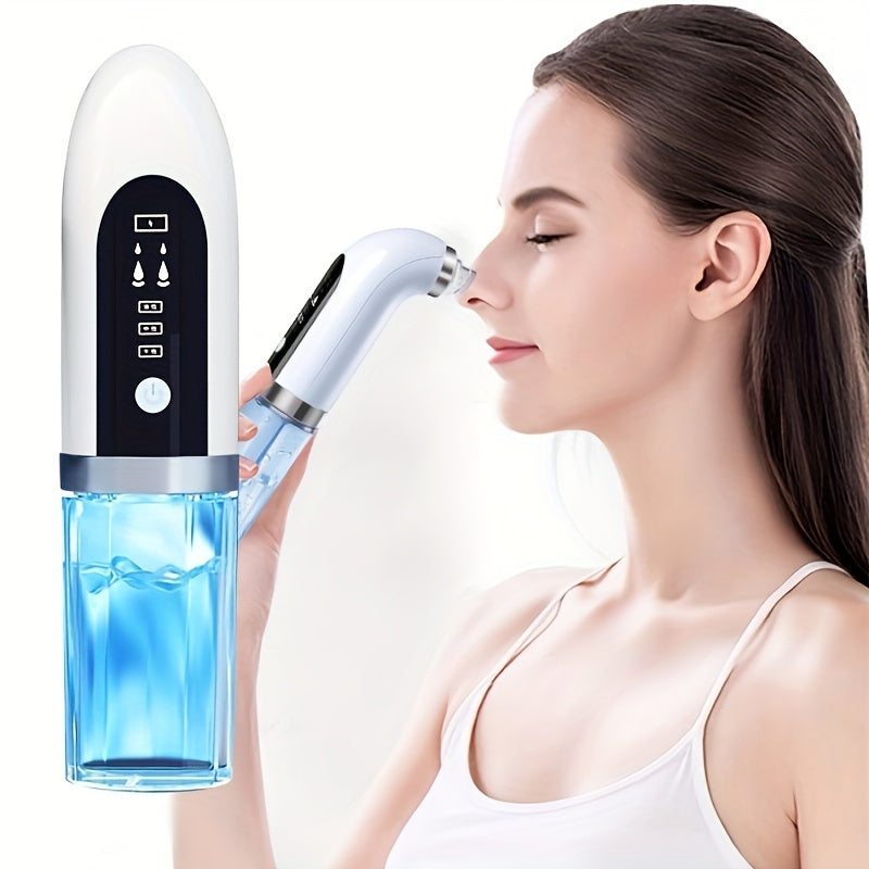 6 Tête Nettoyeur De Pores Extracteur D'aspiration Électrique Blackhead Vacuum Remover Portable Usage Personnel Électrique Acné Pore Cleaner Blackhead Remover Vacuum