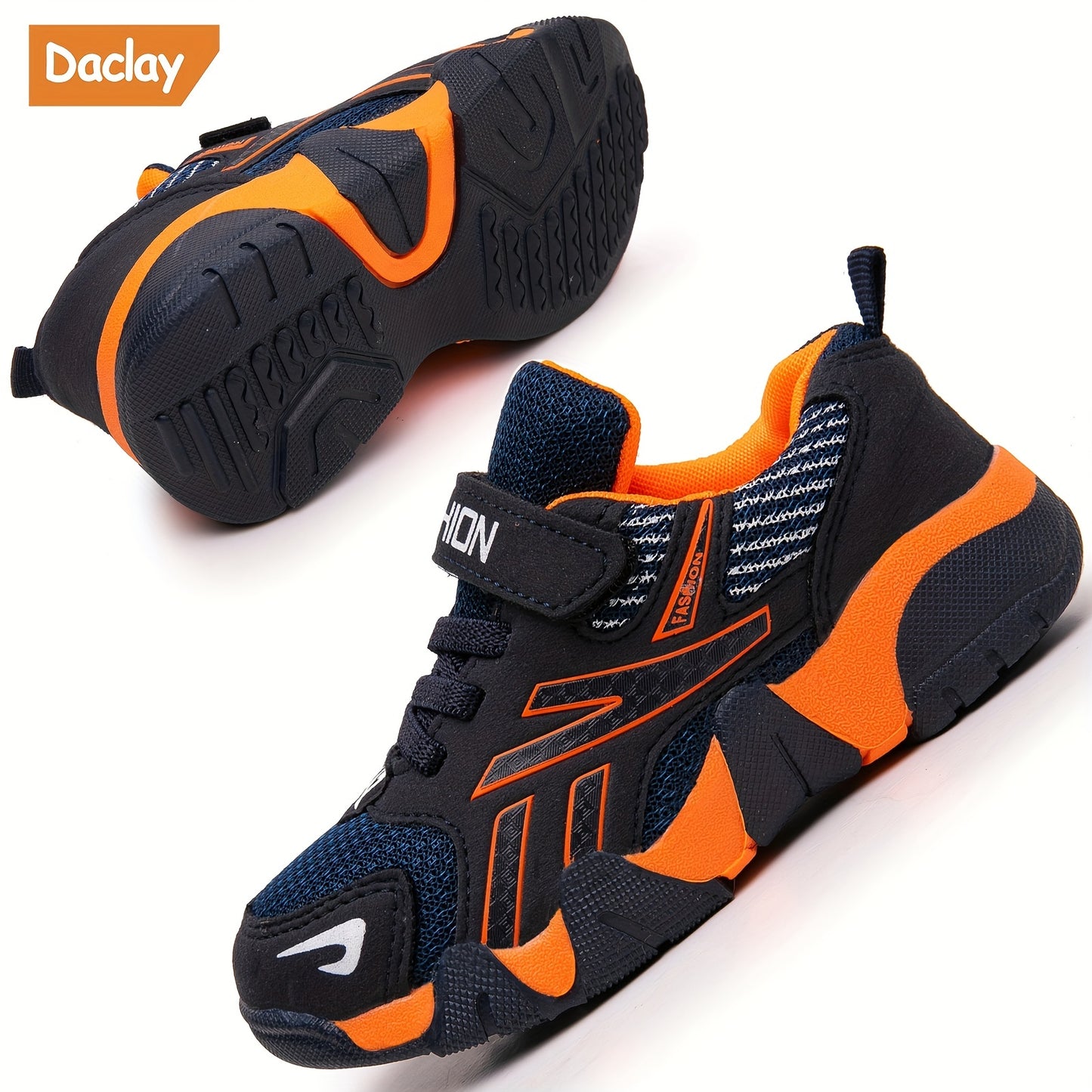 Daclay Boys Breathable Sports Shoes For Running And Jogging, Children's Anti-skid Tennis Shoes Gymnastics Shoes