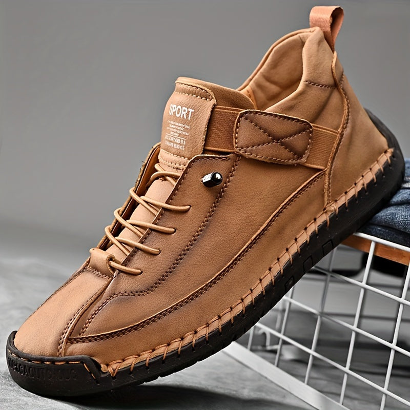 Men's Lace-up Sneakers- Casual Walking Shoes - Comfortable And Breathable