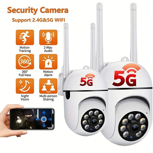 5G Dual Frequency AI-Powered 1080P Indoor Surveillance Camera - Perfect Gift For Birthdays, Easter, President's Day, Boys And Girlfriends!