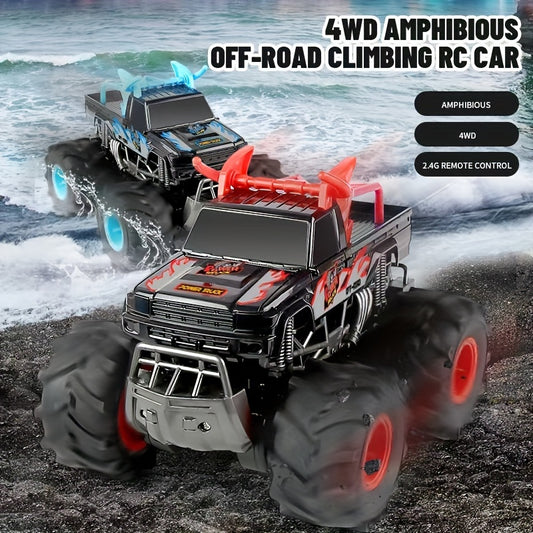 4x4 Amphibious Climbing Vehicle With Long Endurance For Both Land And Water, Capable Of Performing Stunts And Flipping Over