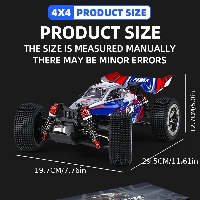 4WD 1:16 Remote Control Car .70KM\u002FH High-Speed Brushless Motor Metal Transmission Racing Car Monster Truck,Christmas Gift