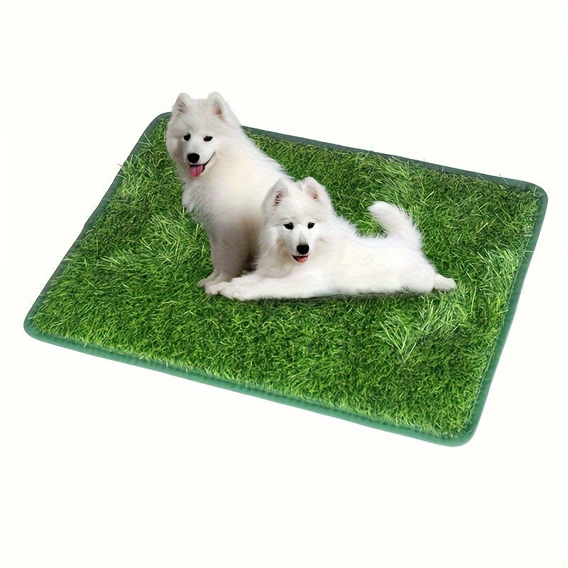 Premium Washable Dog Training Mat - Indoor\u002FOutdoor Pee Grass For Easy Potty Training And Odor Control