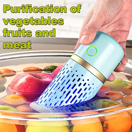 Upgraded Fruit And Vegetable Cleaning Machine Household Artifact Food Purifier Fruit And Vegetable Sterilization And Pesticide Removal Kitchen Vegetable Washing Machine