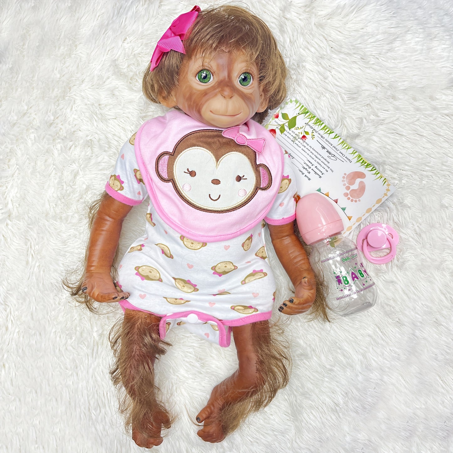 20 Inch Handmade Cute Reborn Baby Dolls - Soft Touch Realistic Toddler Dolls, Birthday Gifts , Halloween\u002FThanksgiving Day\u002FChristmas Gift