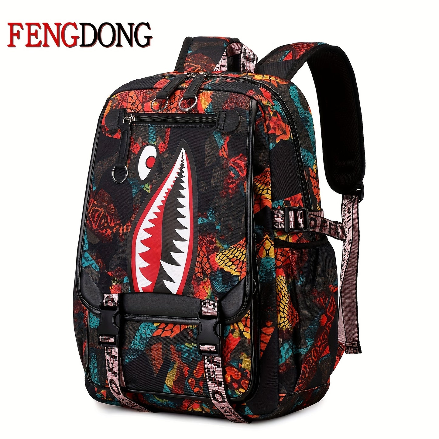 1pc Fashion Casual School Bag, Trendy Travel Backpack