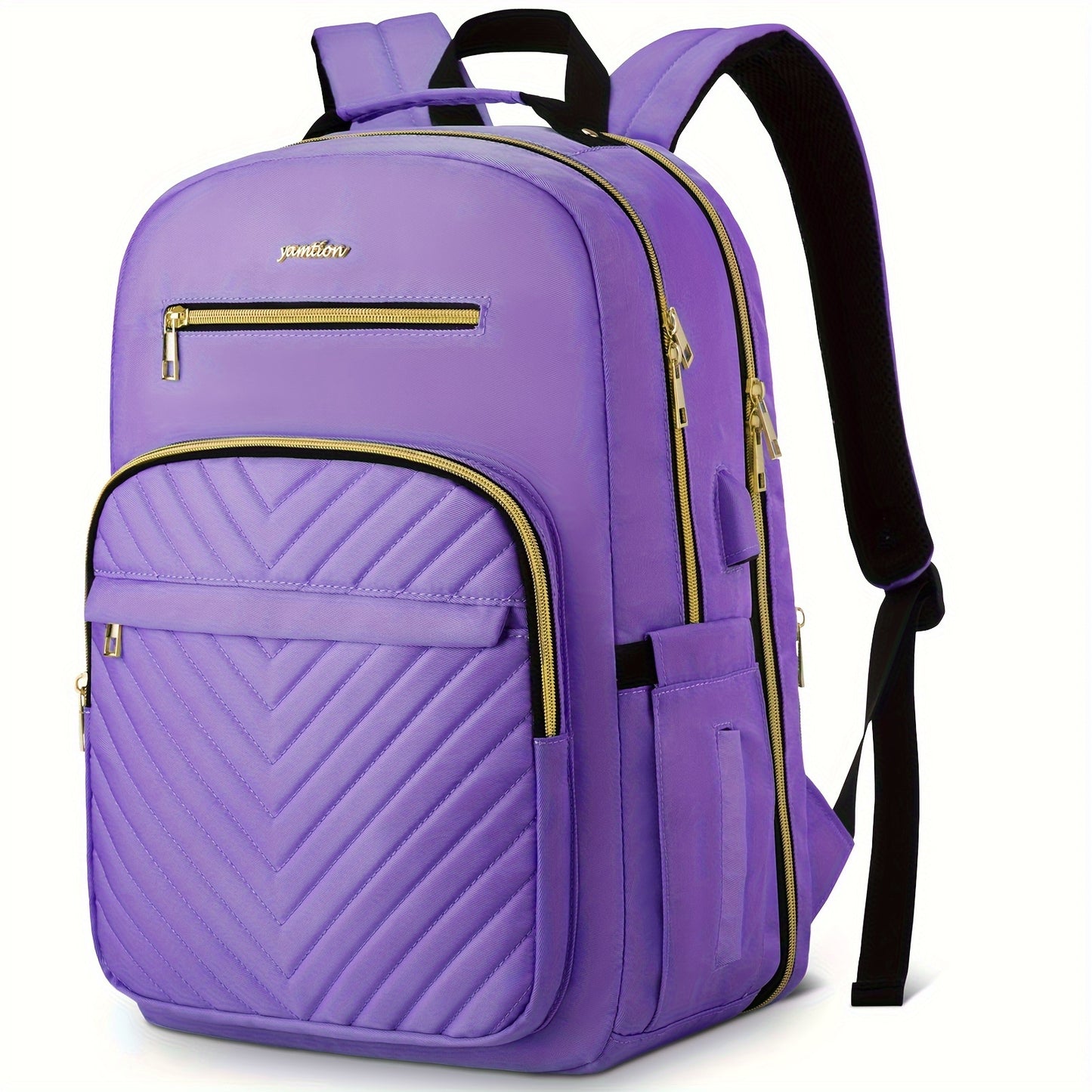 Trendy Wave geste ppter Rucksack, Laptop-Rucksack mit großer Kapazität, perfekter Frauen-Rucksack für Freizeit reisen, Arbeit, Schul pendeln, Schult asche, Bücher tasche