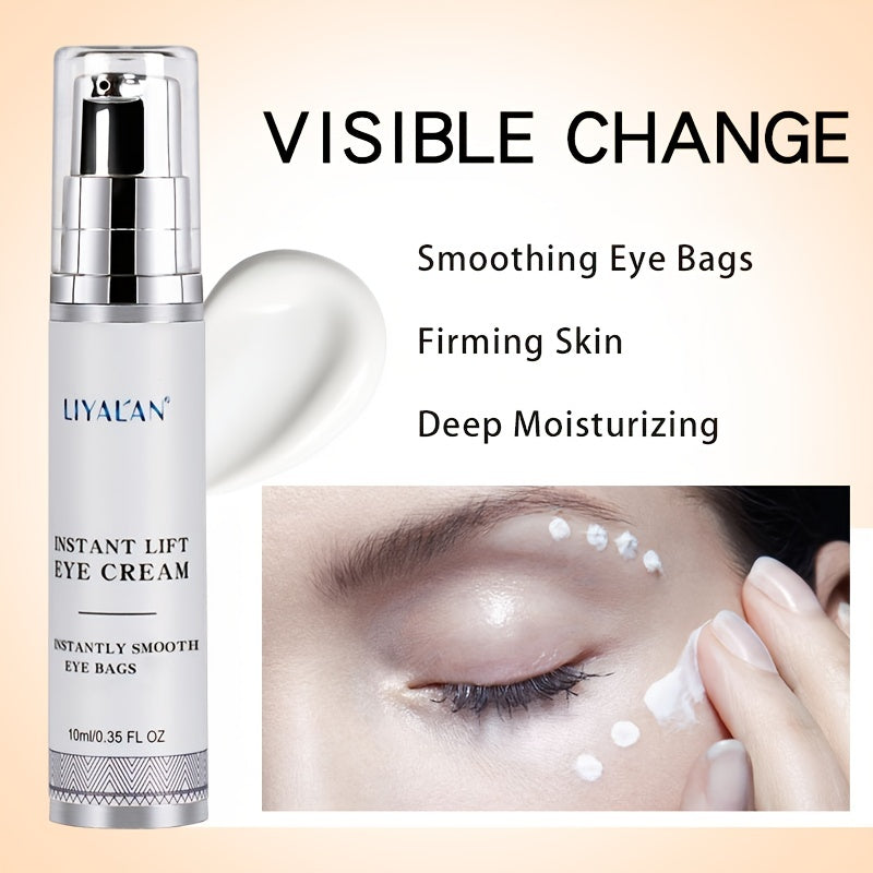 0.34oz Instant Lift Eye Cream, deep moisturizing and nourishing eye skin, firming tightening Under Eye Serum