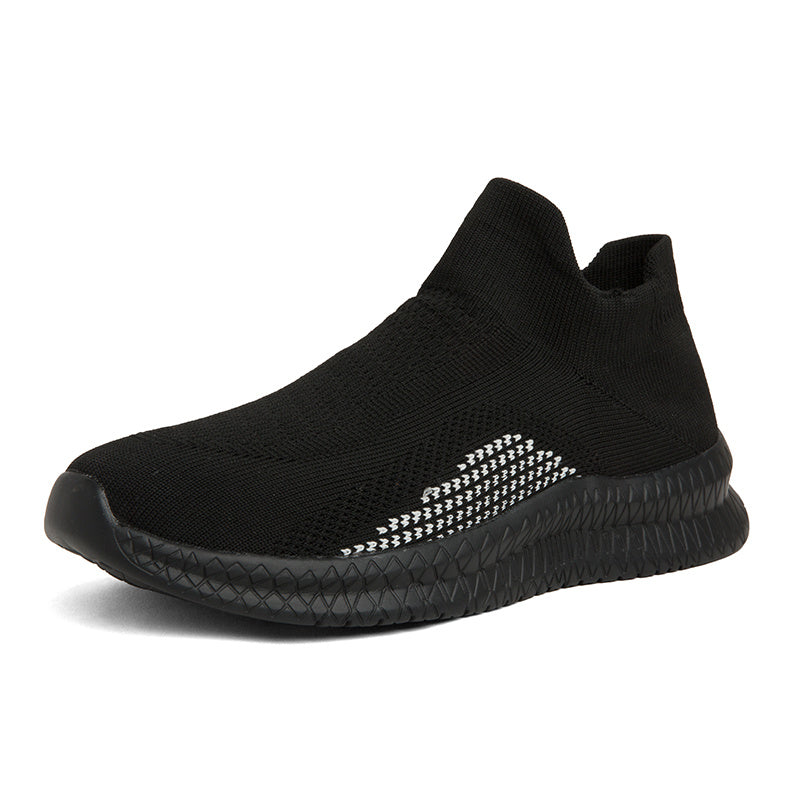 Men's Breathable Lightweight Slip On Casual Shoes, Outdoor Non-slip Soft Sole Sneakers, Spring And Summer