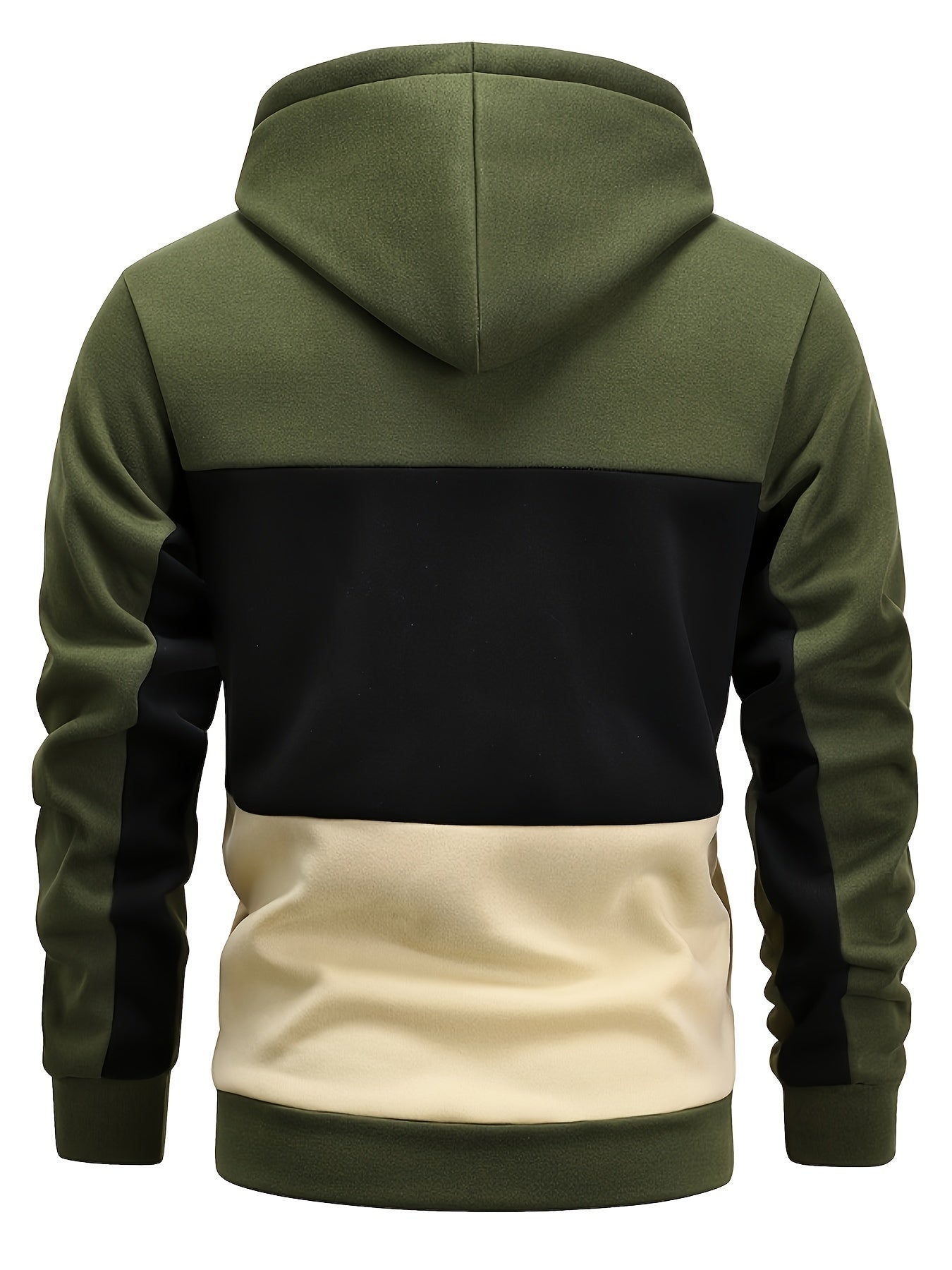 Sudadera con capucha pullover con bolsillo de canguro Streetwear para invierno otoño, como regalos Sudadera con capucha de bloque de color, sudaderas con capucha frescas para hombres, diseño gráfico casual de los hombres