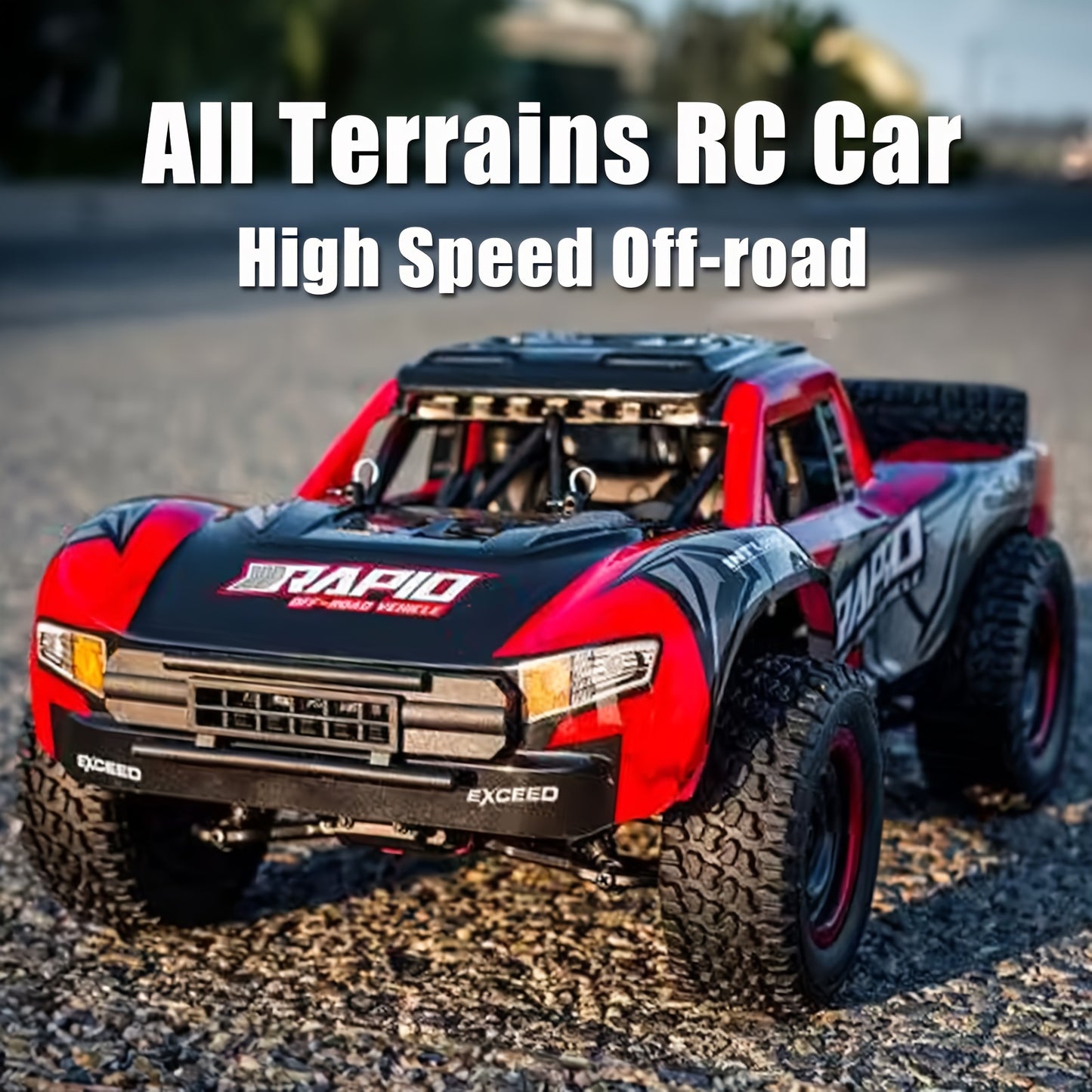 Carbon Brush Motor RC Car With High Speed Off-road Racing, All Terrains Available, Good Gripping, Full Proportional Throttle, Independent Suspension System, Birthday Christmas Gift