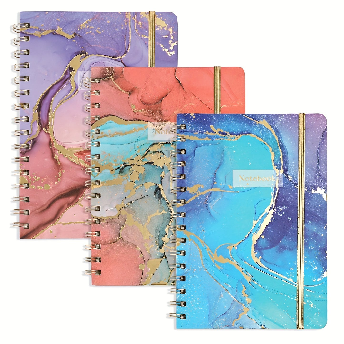 3pcs BOBOBOOK Spiral Notebook Journals For Women, 6\