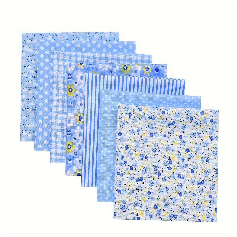 56pcs Cotton Fabric Sewing Fabric 100% Cotton Flower Printed Fabric For DIY, Crafts, Projects, Quilting