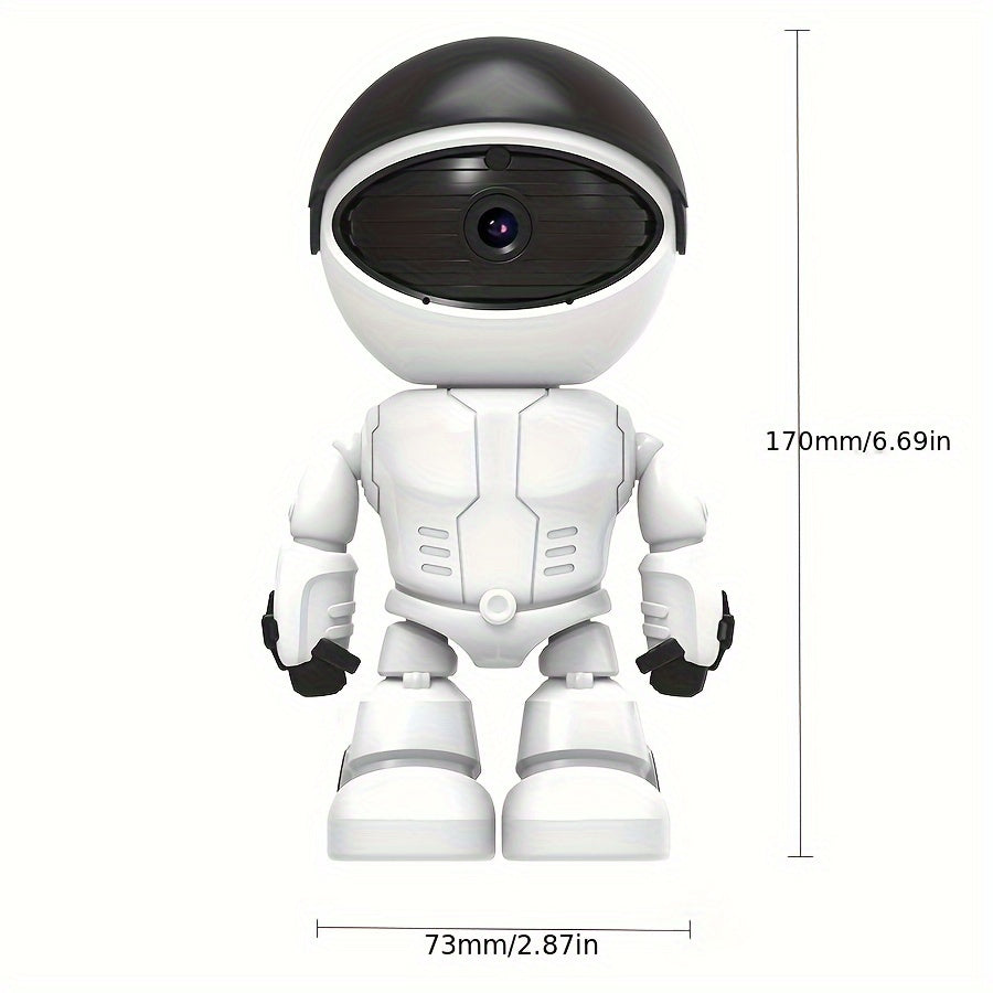 Robot Camera WIFI Mini Camera IP Indoor PTZ Wireless Camera Pet Monitor 2MP Audio And Video Security Monitoring, High-definition Night Vision Two-way Call Camera