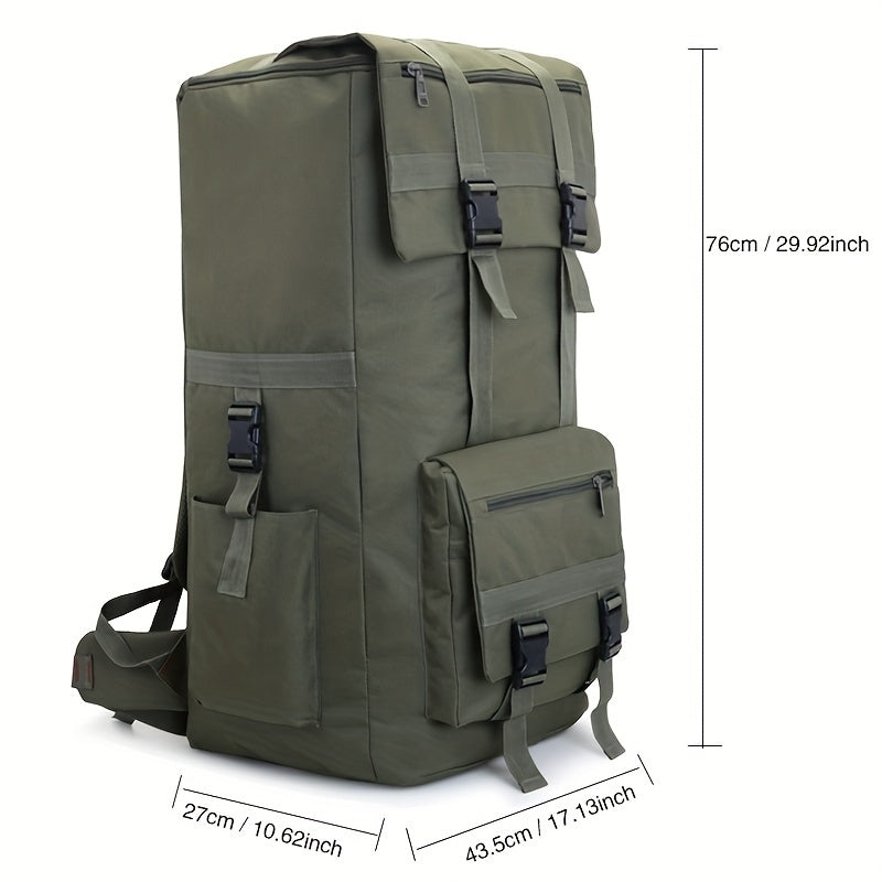 Large Capacity Travel Backpack Luggage Bag, Men And Women Long Distance Travel Moving Backpack, Camouflage Outdoor Sports Leisure Storage Large Bag