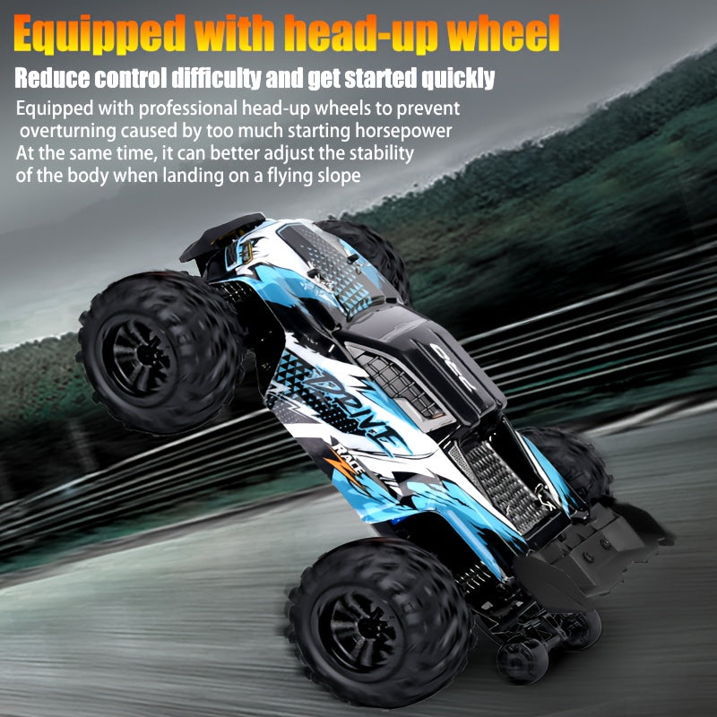 All Terrain 4WD High-speed Off-road Car, Designed With A Simulation Structure, 2.4G Full Proportion Synchronous Remote Control System