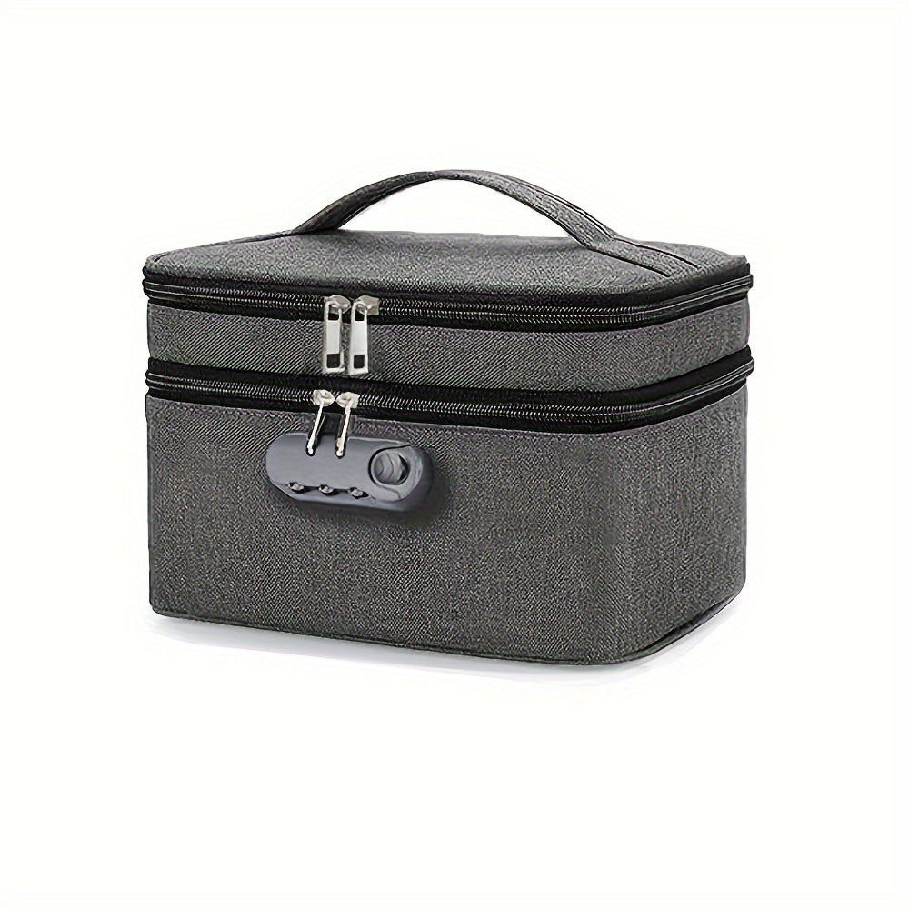 1 Pc Organisateur de médecine et sac de rangement vide, boîte de premiers secours familiale, sac d'organisateur de bouteille de pilule pour médicaments d'urgence, suppléments ou kits médicaux, sac de médecine à fermeture à glissière pour la maison et le v