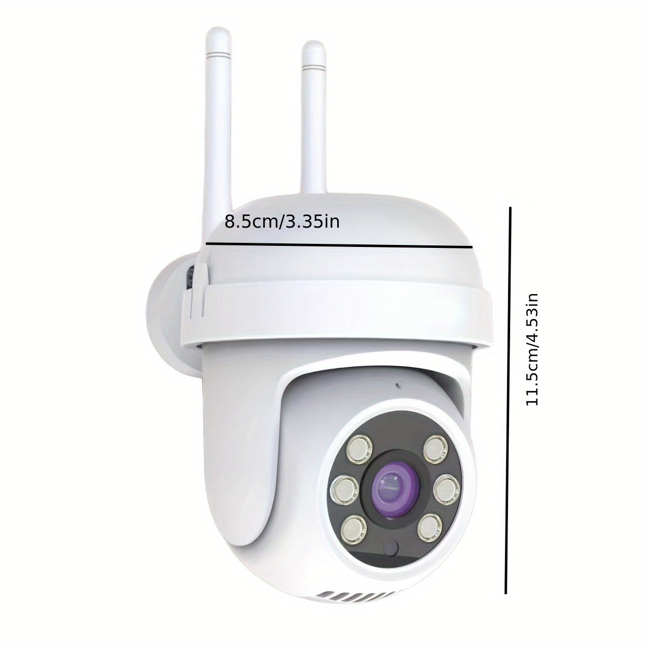 2.4G WIFI Wireless Security Camera, 355 ° Panoramic Dome Camera, Real-time Framing, AI Human Detection, Two-way Audio, Color Night Vision, Cloud Storage, Spotlight, Indoor\u002Foutdoor Monitoring