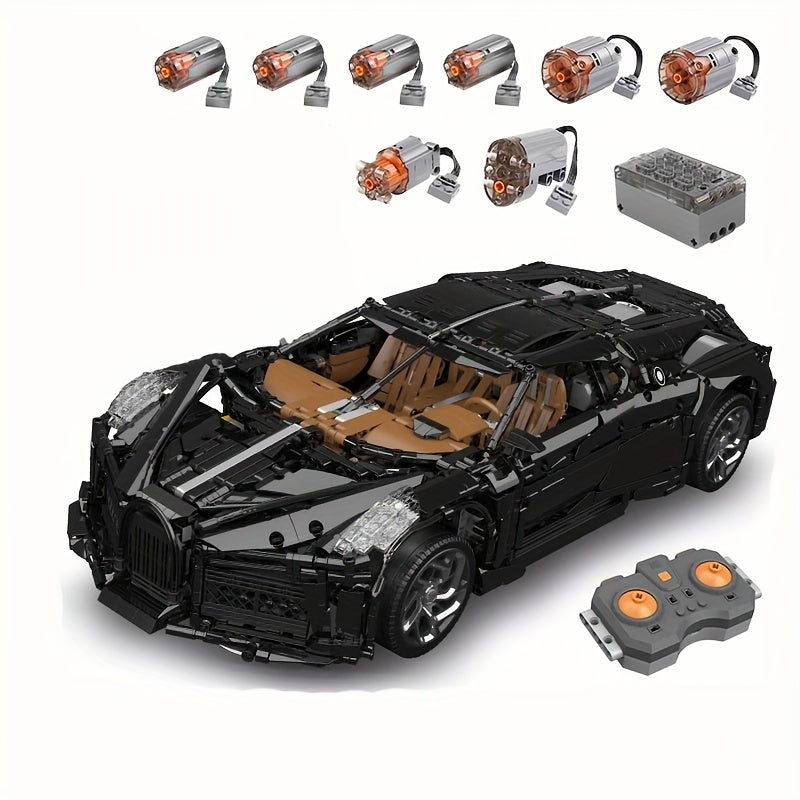 4668pcs Technical Supercar With Motor Vehicle Model Building Blocks, Brick Toys, Christmas Halloween Thanksgiving Day Gift