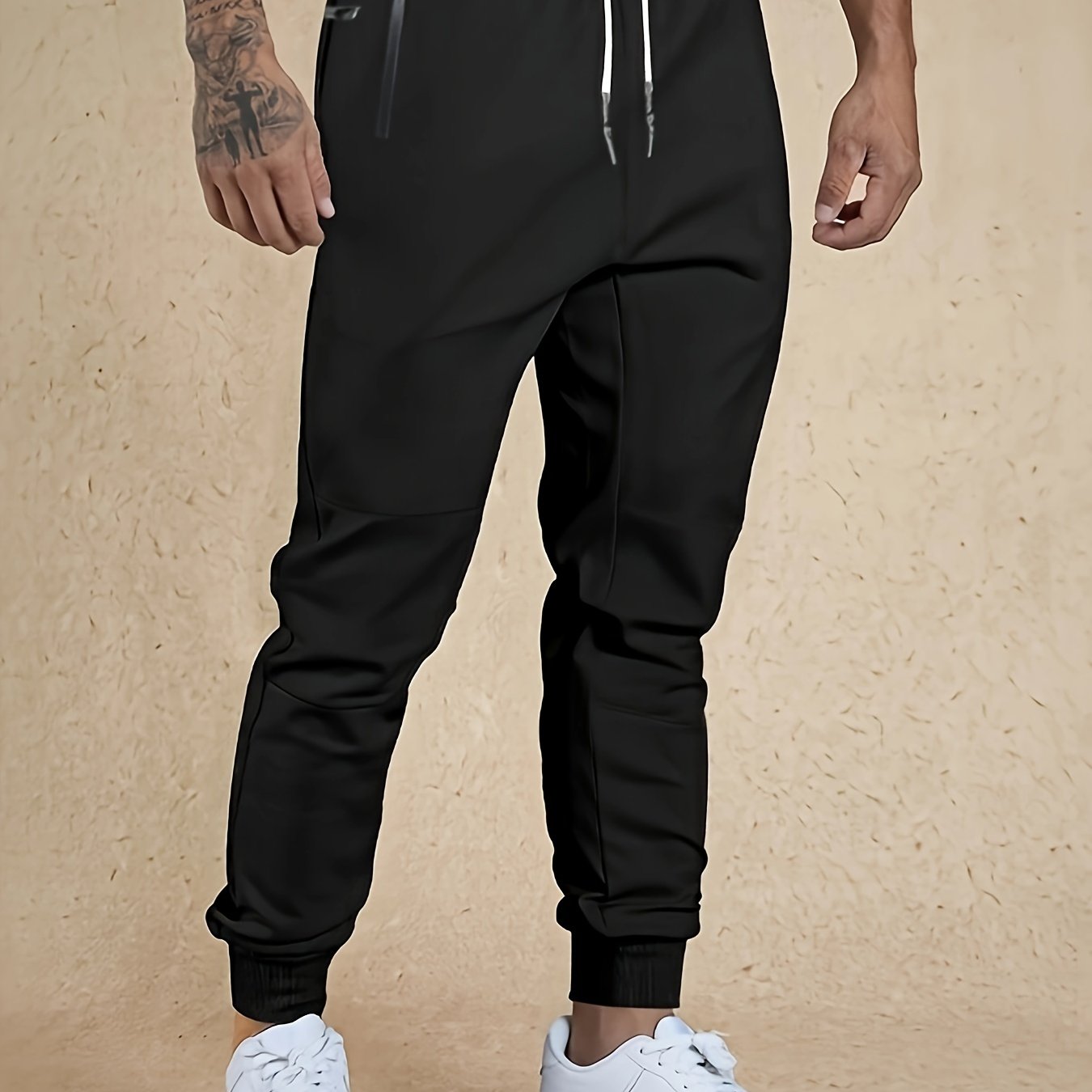 Drawstring Sweatpants Loose Fit Pants Men's Casual Joggers For Men Winter Fall Running Jogging