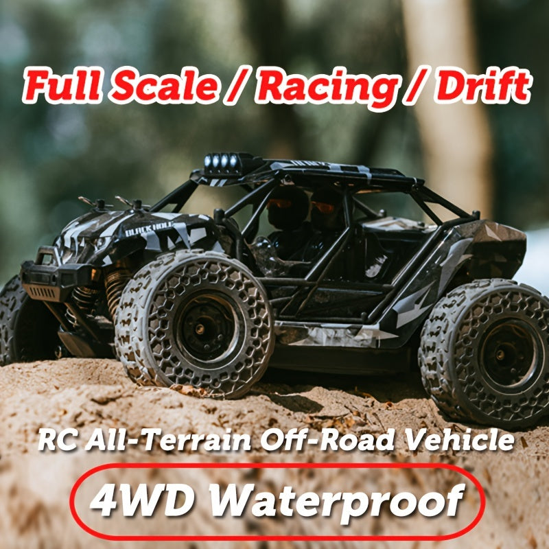 Carros RC todo-o-terreno off-road, 80 km \u002FH de alta velocidade, veículo à prova d&#39;água 4WD em escala real, carro de corrida \u002F de escalada, 30 minutos de tempo de jogo, design de confronto de camuflagem, melhores presentes de Halloween e Nata