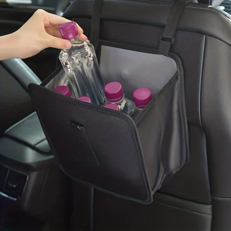 Bolsa de basura de coche colgante puede Premium impermeable basura bolsa organizador 1,65 galones de capacidad