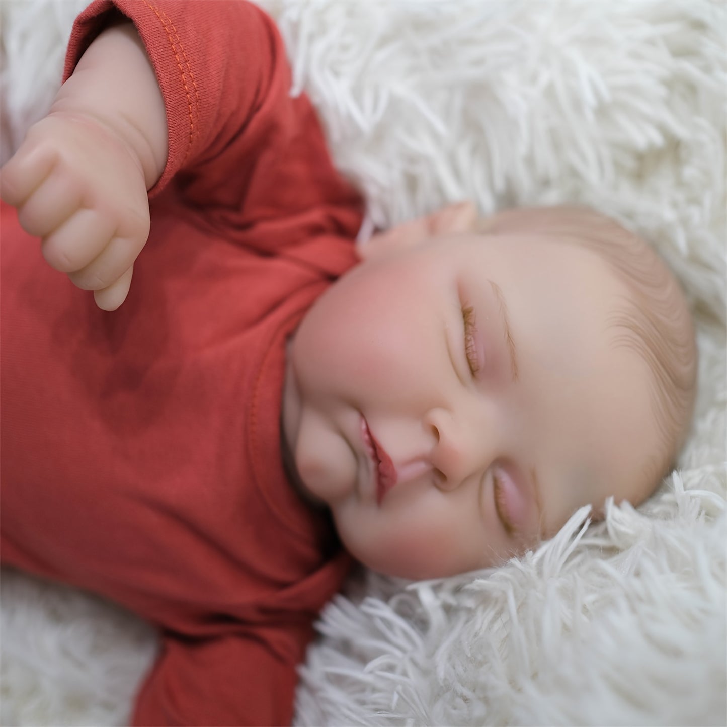 Adorable 19 Reborn Doll With Realistic Vinyl Simulation And Exquisite Hand Painted Skin Texture