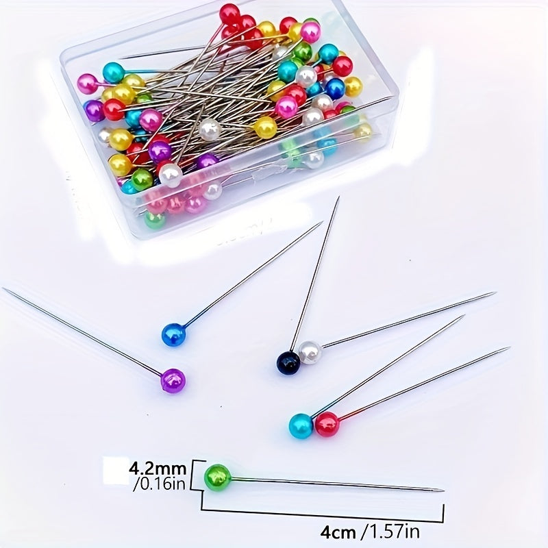 1 Box Large Head Needle, Pearlescent Needle Positioning Needle, DIY Sewing Accessories