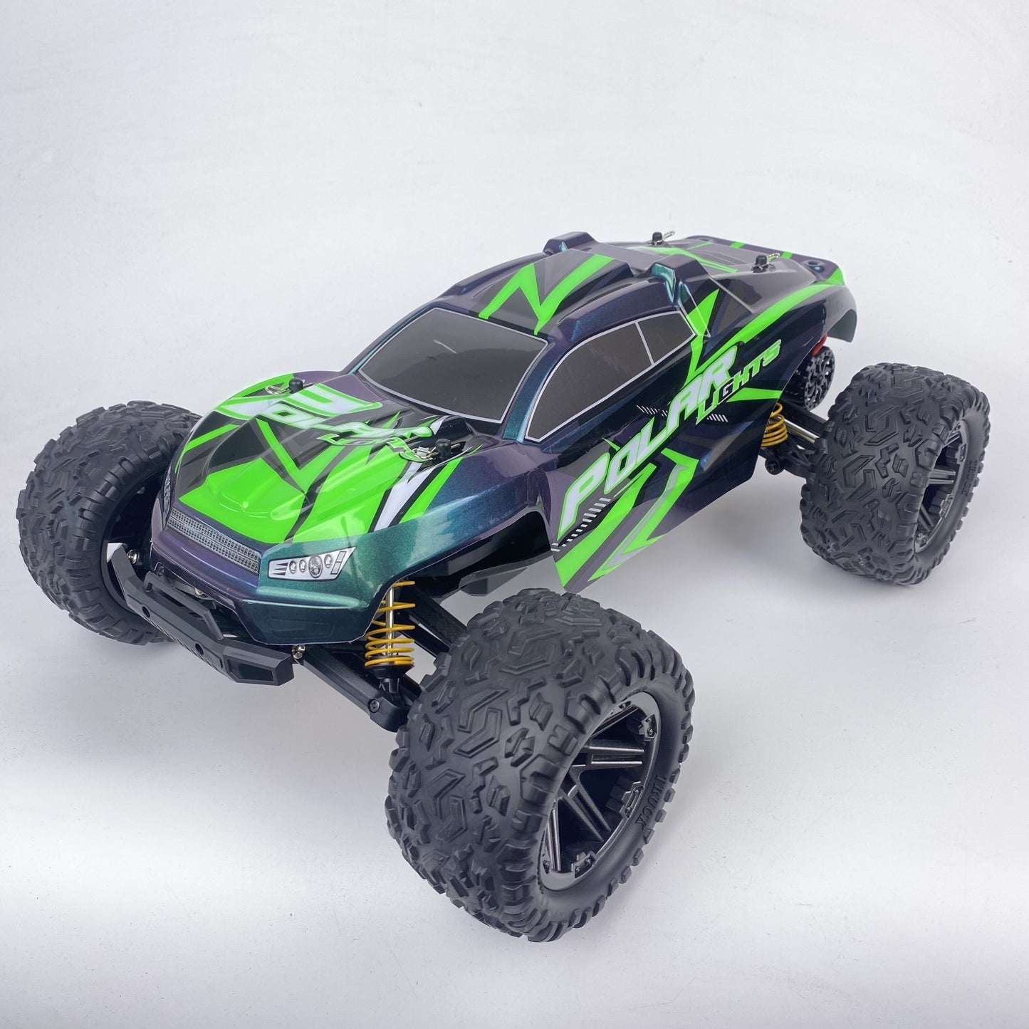 Grande carro RC de deriva off-road com absorção de choque independente, motor forte, corrida em alta velocidade, todos os terrenos disponíveis, presentes de Natal, presentes de aniversário