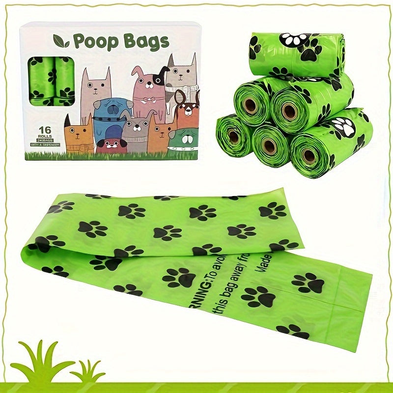 180pcs\u002F12 Rolls Pet Poop Bags, With 1pc Dispenser, Portable Pet Cleaning Supplies, Cleaning Tools