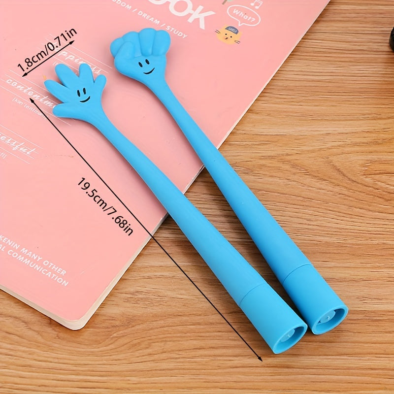 5pcs of Fun and Creative Cartoon Gesture Ballpoint Pens - Perfect for Stationery Lovers!