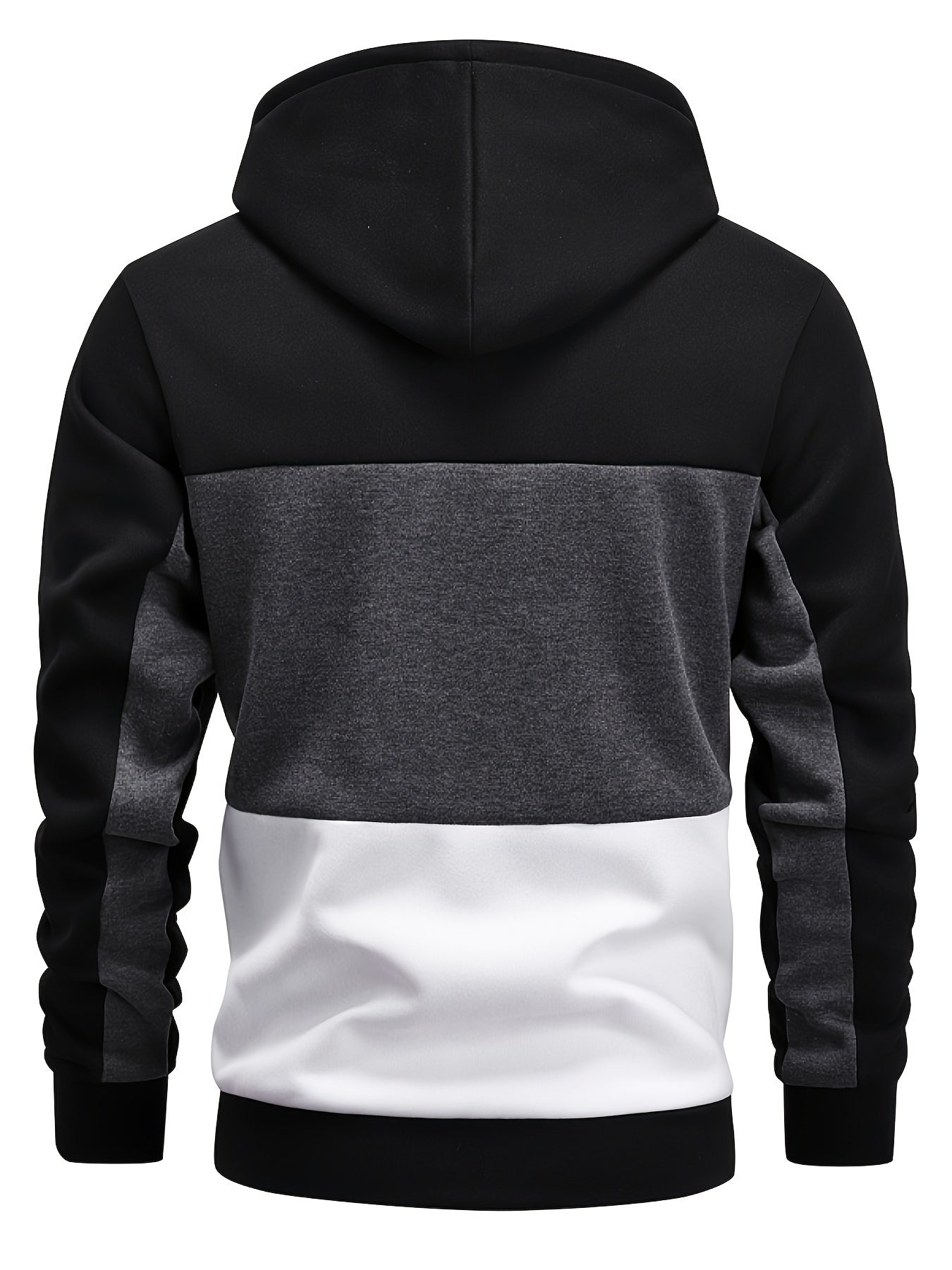 Sudadera con capucha pullover con bolsillo de canguro Streetwear para invierno otoño, como regalos Sudadera con capucha de bloque de color, sudaderas con capucha frescas para hombres, diseño gráfico casual de los hombres