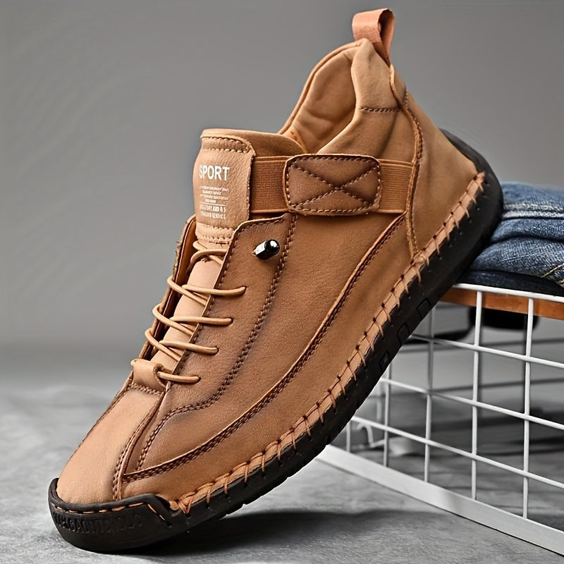 Men's Lace-up Sneakers- Casual Walking Shoes - Comfortable And Breathable