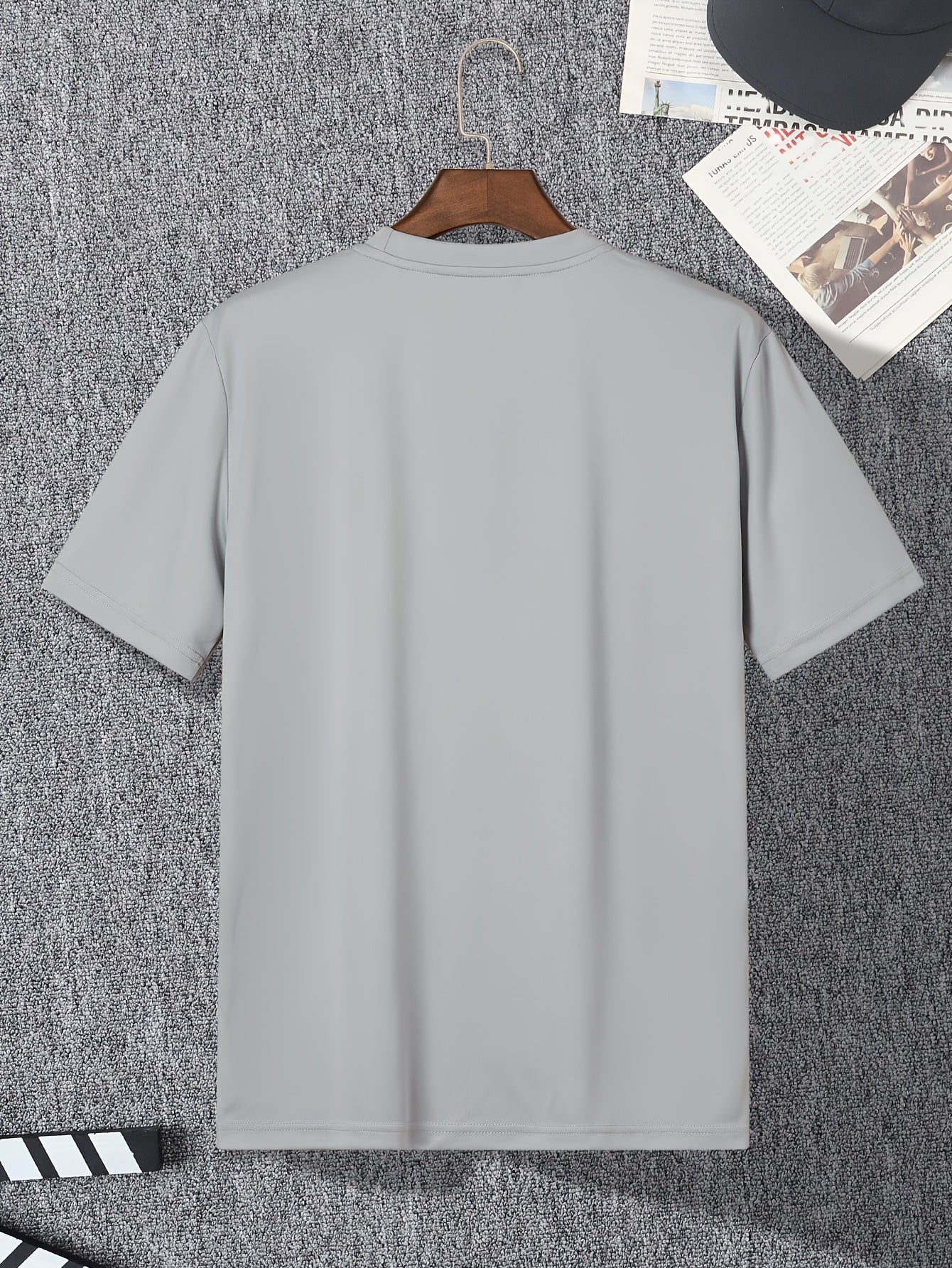 Camiseta de moda casual para hombres, \