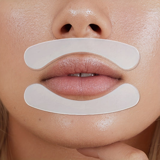 4Pcs Lip Pad Reusable Silicone Gel Facial  Patch