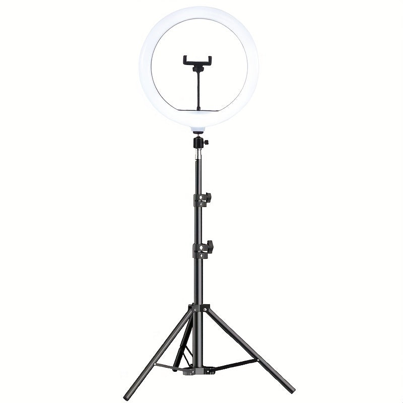 Ringlight 13 Inch Selfie Ringlight With Tripod Stand & Flexible Phone Holder, Dimmable Led Light Stand Gift For Birthday\u002FEaster\u002FPresident's Day\u002FBoy\u002FGirlfriends