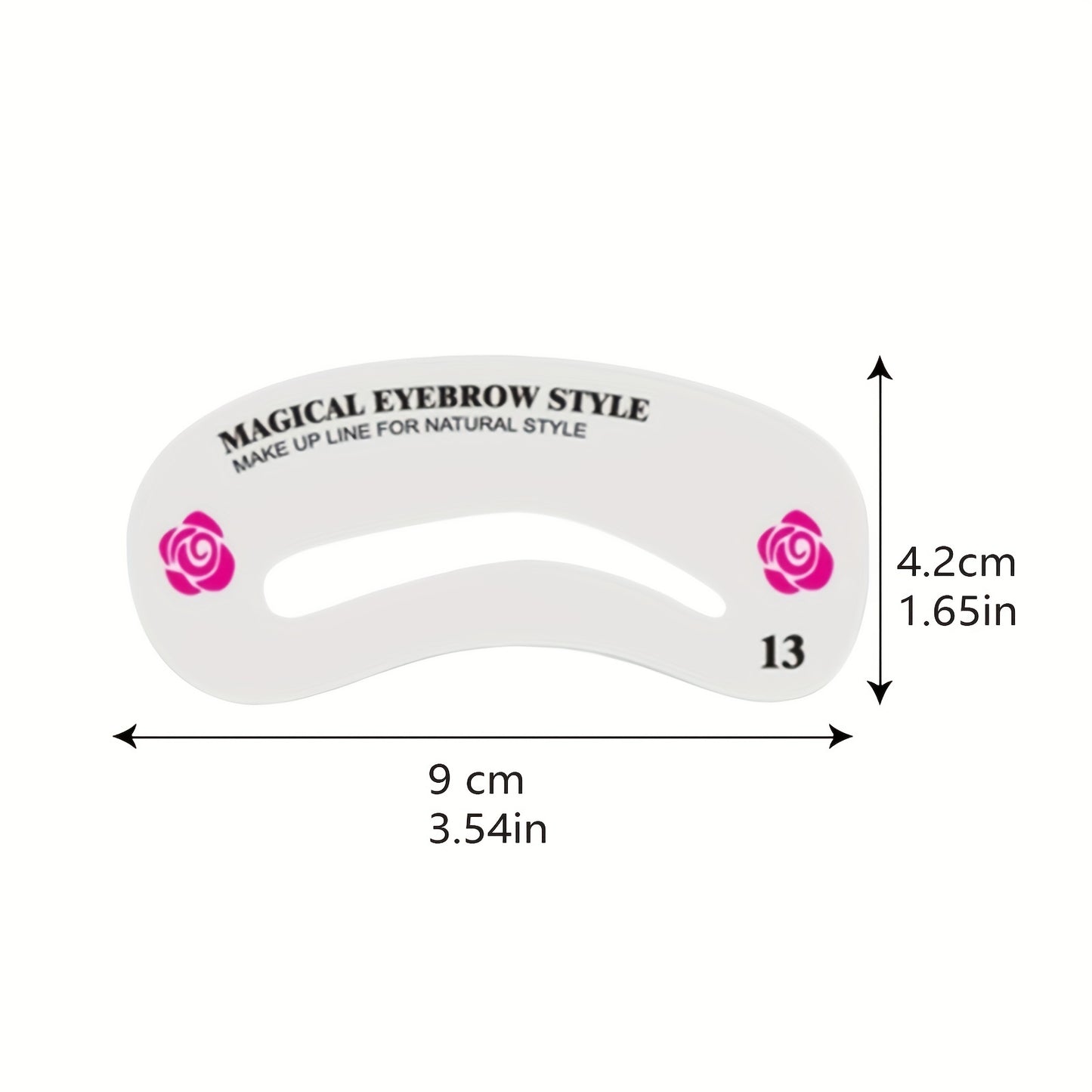 24 Styles Eyebrow Shaping Stencils - Grooming Kit for Women - Perfect for Beauty Modeling and Makeup Application