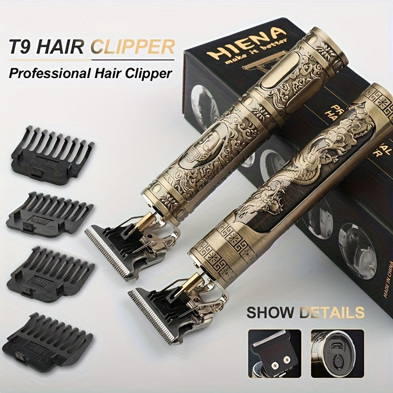 Tondeuse à cheveux rechargeable USB, coiffeur professionnel tondeuse à cheveux électrique barbe rasoir, hommes machine de coupe de cheveux (le meilleur cadeau pour père, amant)