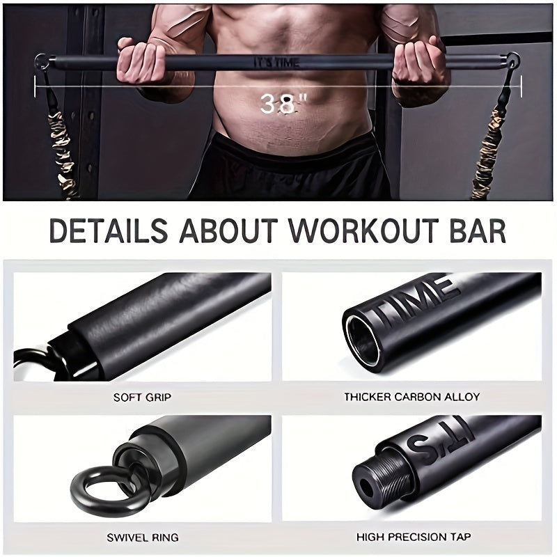 Conjunto de faixas de resistência push up ajustáveis, treinador de músculos torácicos, equipamento de treino, expansor de braço, ferramentas de treinamento de resistência para treino em casa e ginástica na academia (16 unidades \ u002Fset)