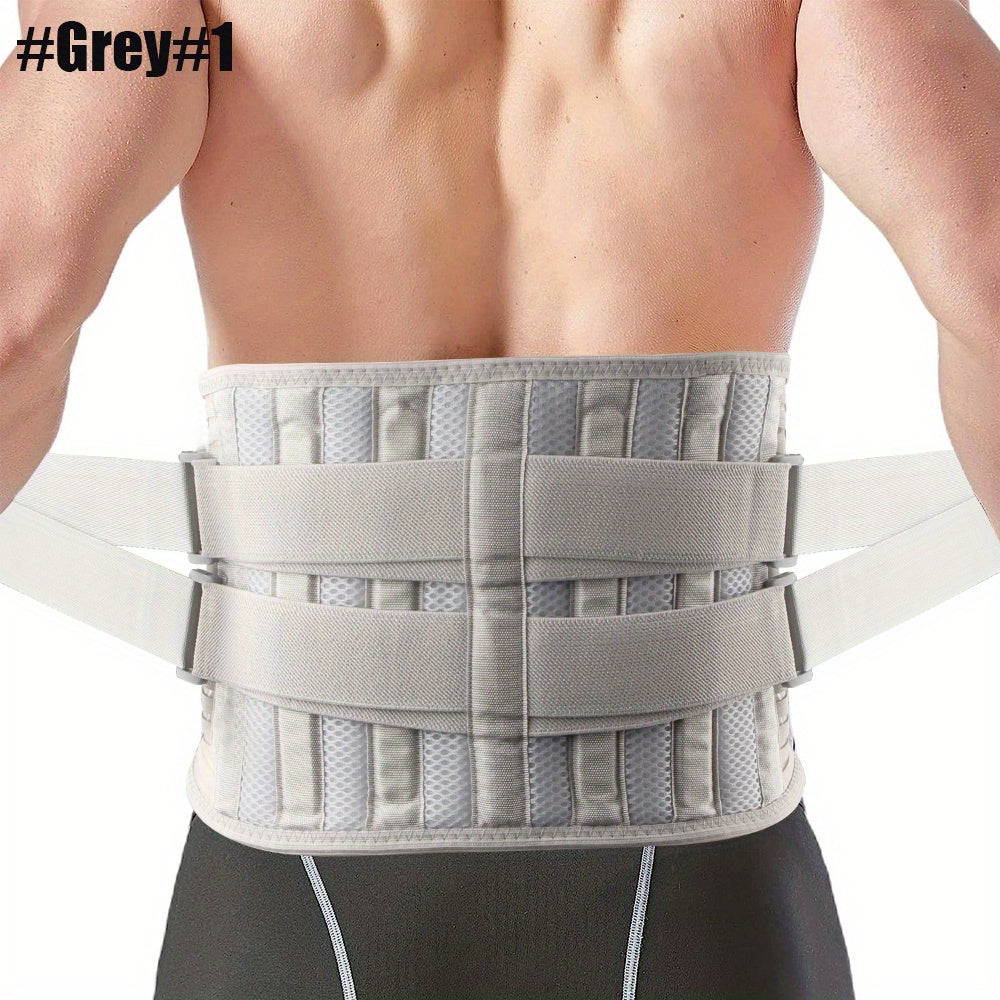 Back Brace For Lower Back Support, Lumbar Support Belt For Women & Men, Breathable Lower Back Brace With Lumbar Pad